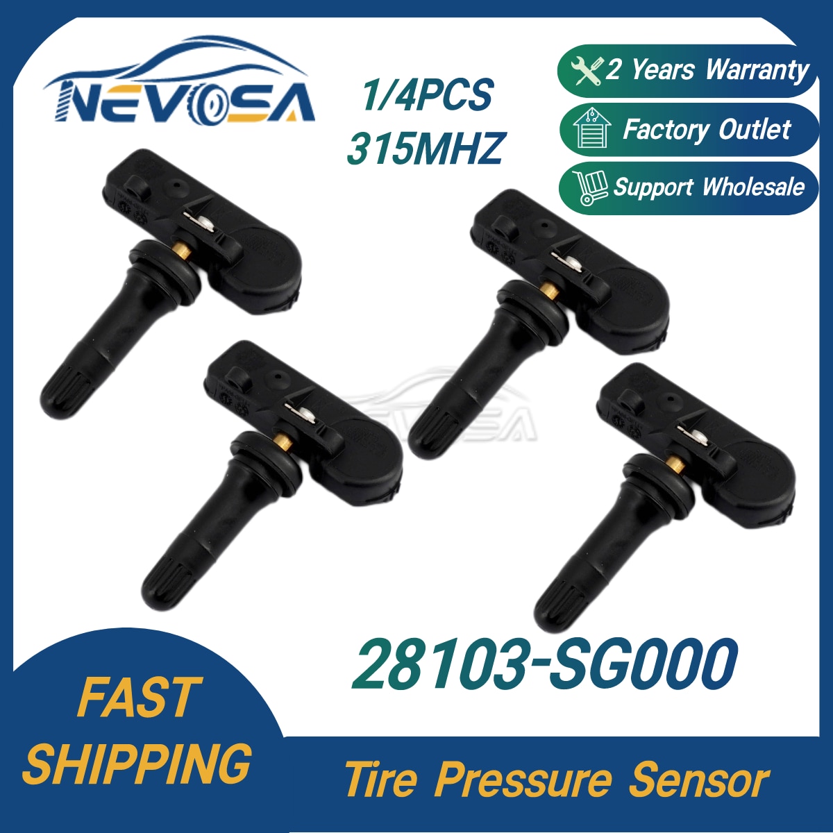 Nevosa-28103-SG000 TPMS ڵ Ÿ̾ з ͸ ý, ٷ ũν   Ž Ʈ̺ī WRX STi 315 mhz